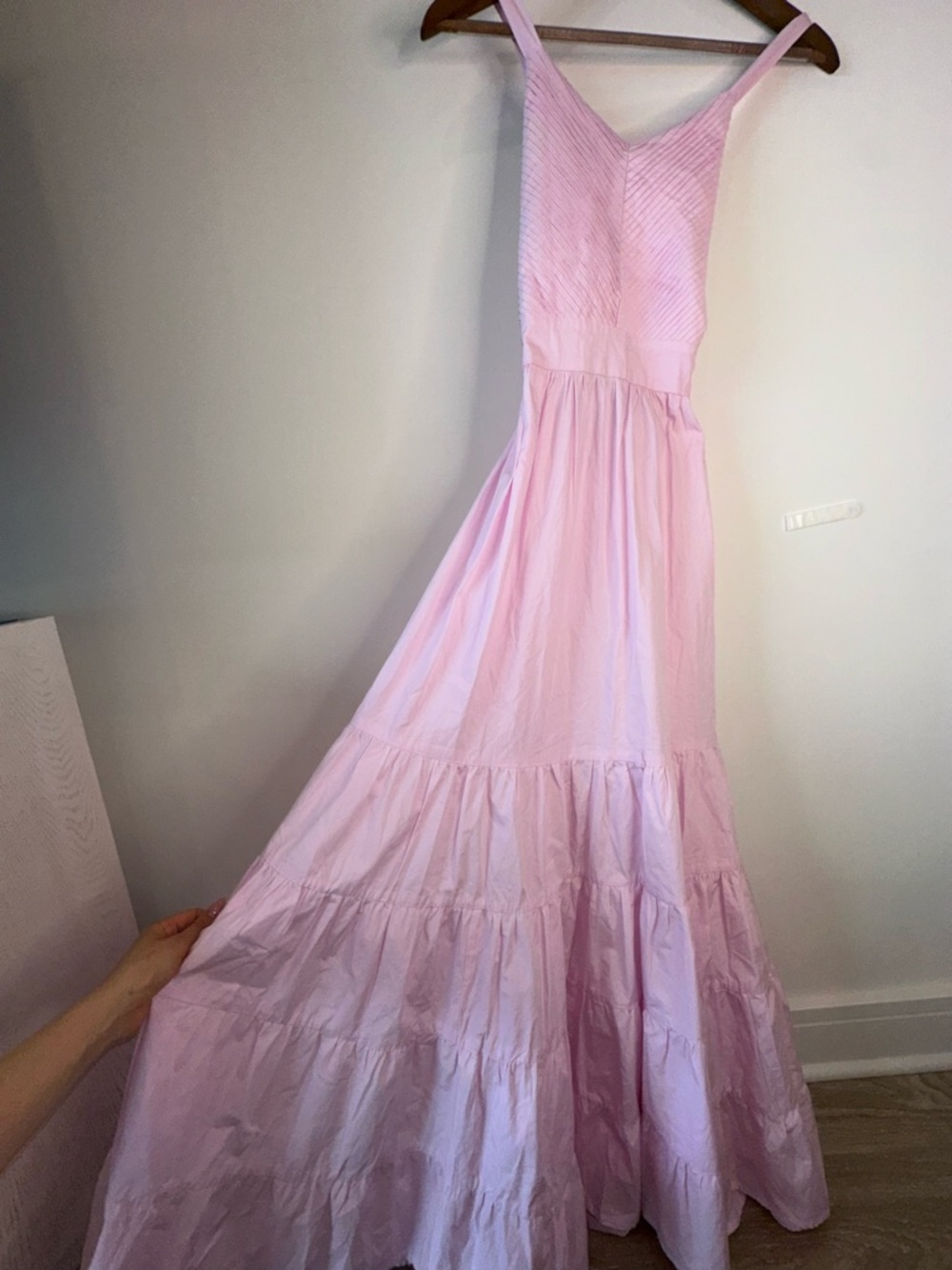 Lusana Pink Women's Summer Dress